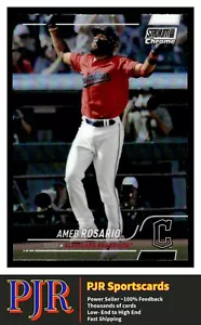2022 Stadium Club Chrome #243 Amed Rosario Cleveland Guardians Refractor - Picture 1 of 2