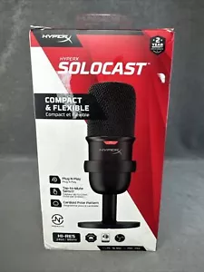 Microphone gaming à condensateur USB HyperX Solocast pour PC / PS4 / PS5 / Mac - Photo 1/6