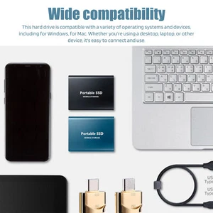Compact USB 3.0 External Hard Drive Plug Play Portable for All Devices 1T/2T/4TB - Afbeelding 1 van 28