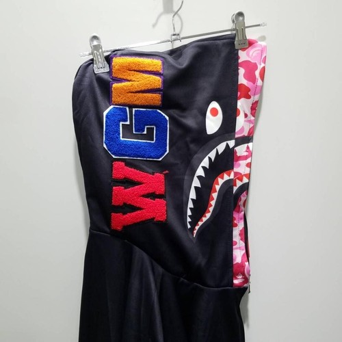 A BATHING APE (BAPE) Parka Abessing Ape full zip squalo squalo WGM mimetico mimetico