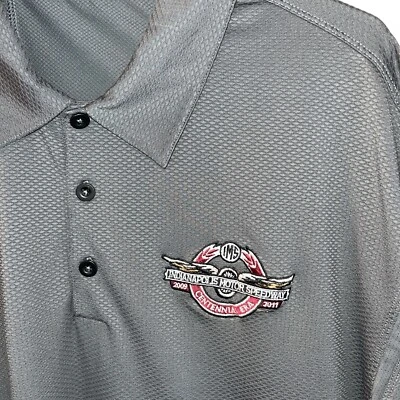 NIKE Golf Indianapolis Motor Speedway Polo Indy 500 Centennial Camisa XL 50”x32” Foto 1 de 4