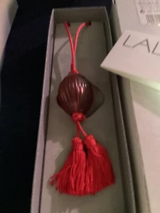 Lalique France Crystal Pampille Nerita Rouge See Listing - Picture 1 of 5