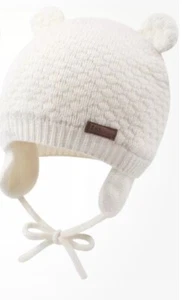 Duoyeree Baby Hat Soft Warm Cable Knit Beanie Toddler Girl Fall 0-6 Months New - Picture 1 of 24