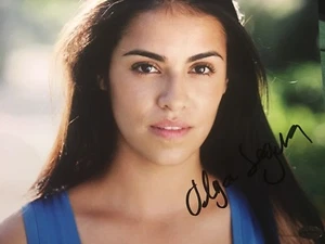 Foto firmata Olga Segura 8x10 CAPRE corsa al confine FOGLIA COA - Foto 1 di 4
