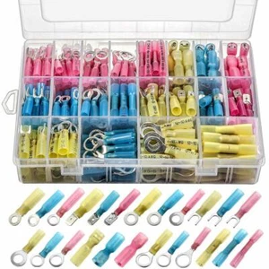 240PCS Heat Shrink Marine Electrical Wire Connectors Insulation Crimp Terminals - Picture 1 of 12