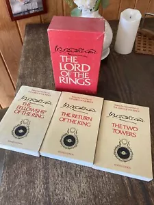 JRR TOLKIEN LORD OF THE RINGS Trilogy Box Set 1965 Revised 2nd Edition 1978 - Picture 1 of 20