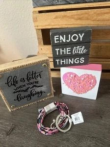 Vera Bradley Indian Blossoms Key-Ring Lobster Clasp Lanyard New With Tags - Picture 1 of 12