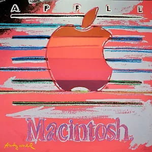 Andy Warhol, Apple (Macintosh), Plate Signed Lithograph - Picture 1 of 6