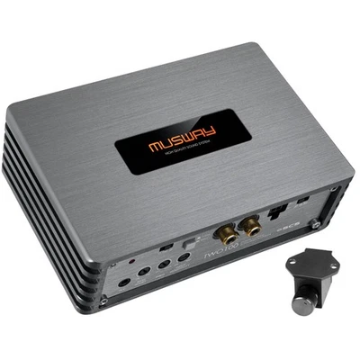 MUSWAY TWO100 2 Kanal Auto Verstärker Mini Endstufe 400 Watt RMS, 2 Ohm stabil - Bild 1 von 4