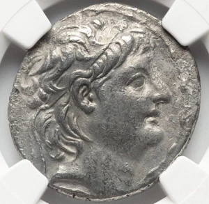 Alexander II Zabinas 128-122 BC Seleucid Kingdom AR Tetradrachm Silver NGC Ch VF - Picture 1 of 6