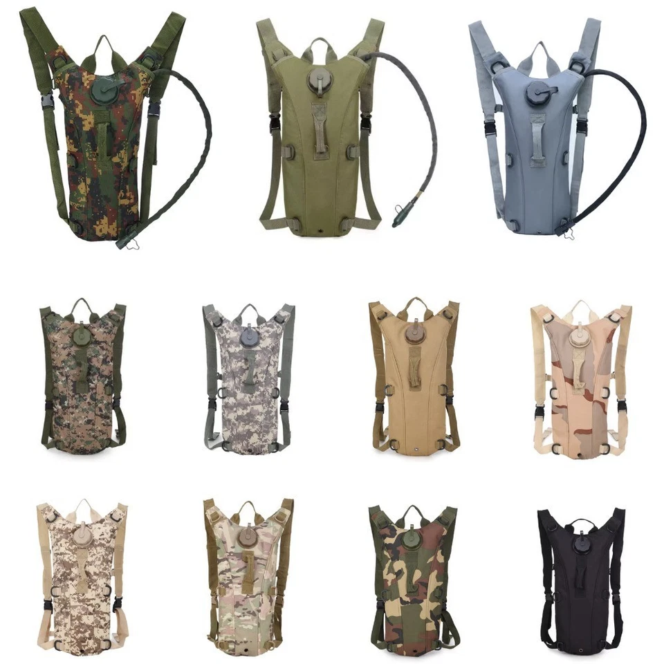 3L Hydration Backpack Water Bladder Pack Hiking Cycling Running - Image 1 of 1