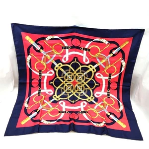 NO TARIFF Hermes Schal Carre 90 dunkelblau Seide100 3288024 - Bild 1 von 10