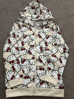Sudadera con capucha polar Hello Kitty de Sanrio para niñas talla L (14) Foto 1 de 4