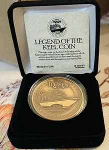 Disney Cruise Line Treasure Keel Coin Captain DCL NIB Mint New - Picture 1 of 4