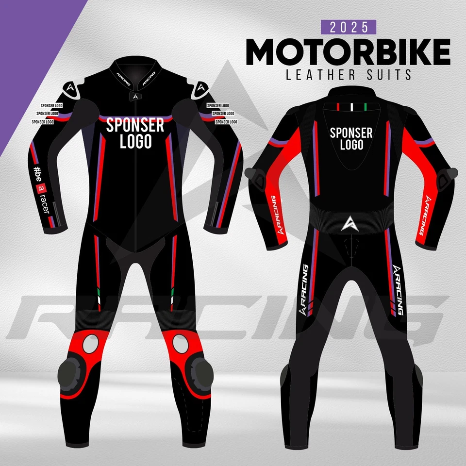 Marco Bezzecchi Aprilia Racing Moto Cuero Traje de Carrera MotoGP 2025 Foto 1 de 4