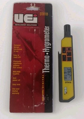 UEI Intelligent Solutions DTH10 Digital Thermo-Hygrometer - WORKS GREAT!! - Image 1 of 2