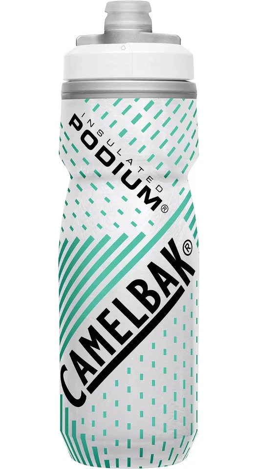Botella de agua aislada para bicicleta CamelBak Podium Chill 21 oz Seafoam tablero blanco NUEVO Foto 1 de 1