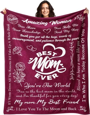 BZOVDIO Gifts for Mom Birthday - Best Mom Ever Gifts - Mothers Day Valentines Day Chr...
