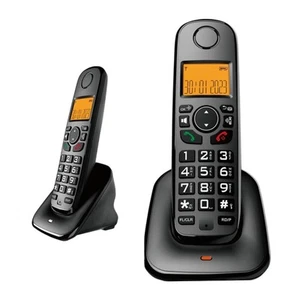 Flexible Cordless Phone Set with Caller ID and Built in Answering Machine - Zdjęcie 1 z 3