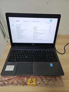 HP ZBook 15 - i7-4800MQ - 4GB Ram - NVIDIA Quadro - No Storage - Faulty Keyboard - Picture 1 of 15