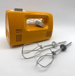 Krups 3MIX 3000 Typ 322 Handmixer Rührgerät Orange Knethaken Schneebesen Quirle - Bild 1 von 11