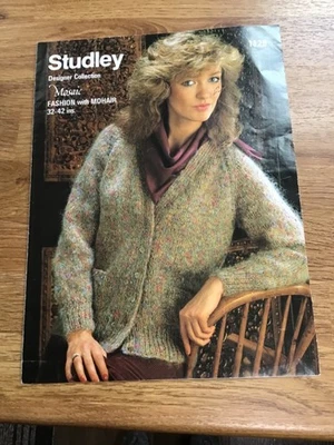 Studley Knitting pattern Womens Mohair Cardigan - sizes 32-42”  - Image 1 of 2