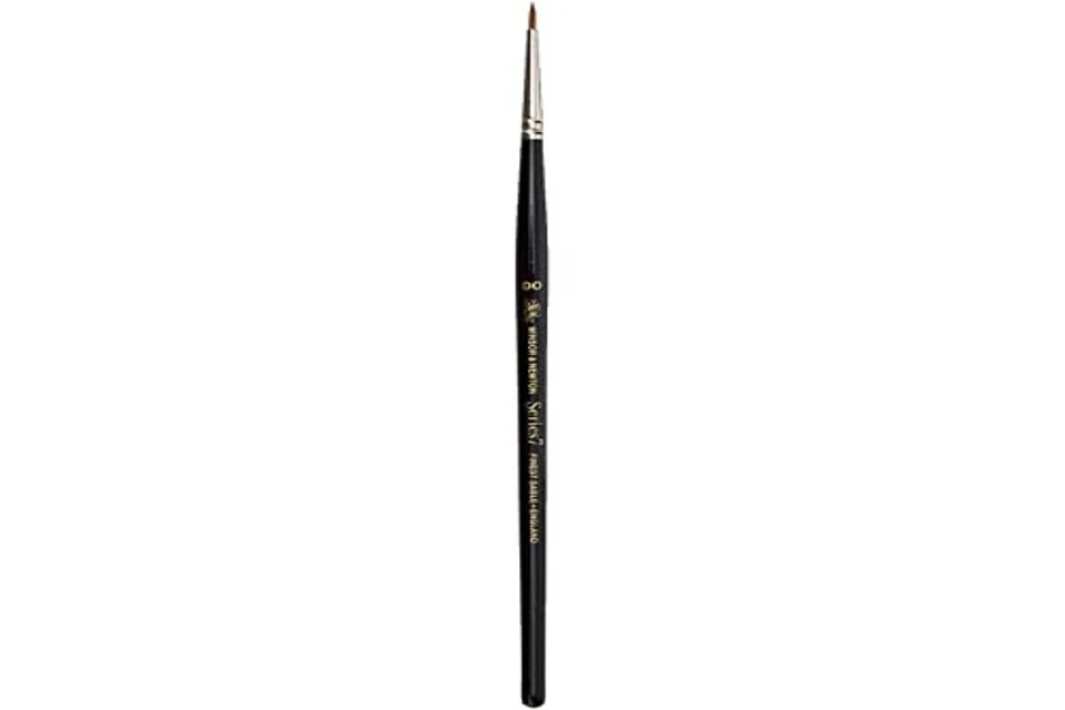 Winsor & Newton Series 7 Kolinsky Sable Watercolor Brush Round 00 Craft