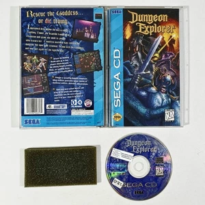 1995 Hudson Soft Sega CD Role Game Dungeon Explorer US Ntsc Cib Multiplayer - Picture 1 of 4