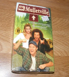 Rare VHS MULLETVILLE Mockumentary Movie NEW SEALED Tony Leahy Mullet Ville Film - Picture 1 of 3