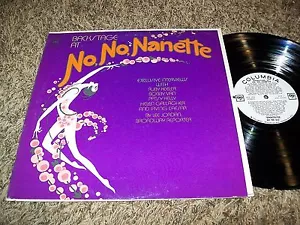 Broadway Musical Promo Only LP "Backstage At No, No Nanette" 1971 Columbia LP! - Foto 1 di 2