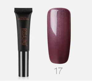 ROSALIND Pure Colour Gel Nail Polish Tube With Brush Soak Off UV LED Plum 17 - Picture 1 of 4