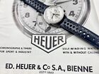 Montre de course suisse originale 18 mm texturée grain bleu années 1960/70 bracelet rallye
