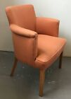 Vintage Mid Century 1940S 1950S Upholstered Armchair Cocktail Lounge Chair