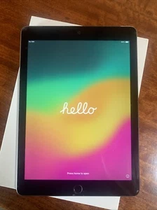 Apple iPad 6th Gen WiFi + Cellular 32GB - Space Grey - Picture 1 of 7