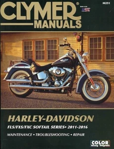 Clymer Service Repair Manual For 11-17 Harley Softail FLST FXST 08265 - Picture 1 of 1