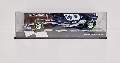 MODELLINO AUTO SCALA 1:43 F1 MINICHAMPS ALPHATAURI HONDA TSUNODA TURKISH GP 2021 - Immagine 1 di 4