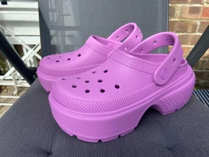 NUEVOS ZUECOS PLATAFORMA CROCS SANDALIA ZAPATOS TALLA UK 6. - Imagen 1 de 9