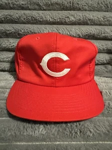 Vintage Sports Specialties Cincinnati Reds Snapback Plain Logo Hat - Picture 1 of 9