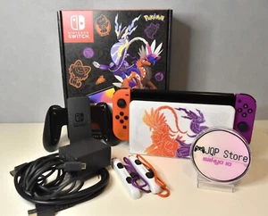 Nintendo Switch OLED Pokemon Scarlet & Violet Edition Konsole Japan GETESTET #633 - Bild 1 von 21