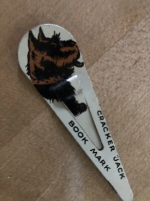 Vintage 1930s CRACKER JACK LITHO METAL BOOKMARK Rare -- 2780 - Image 1 of 4