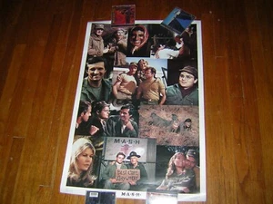 M.A.S.H. TV SHOW  POSTER 1976 VINTAGE DARGIS LICENSED  ALAN ALDA JAMIE FARR - Picture 1 of 9
