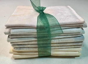 11 Fossil Fern Fat Quarters Bundle Pales Cotton Fabric - Picture 1 of 2