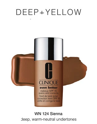 Clinique even better makeup foundation sienna 20 evens and corrects  - Image 1 of 4