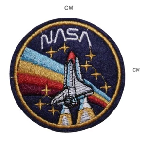 NASA Regenbogen Aufnäher oder Bügelbild Stickerei Patches - Bild 1 von 2