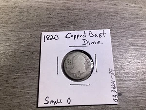 1820 Capped Bust Silver Dime w/Small 0 in Date 205 Years Old U.S. Coin 033024-39 - Picture 1 of 4