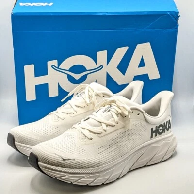 Zapato para correr diario HOKA One One Arahi 7 para hombre [lana de acero Blanc De Blanc] NUEVO Foto 1 de 4