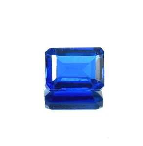 Piedra preciosa suelta corte esmeralda espinela azul aciano brasileño natural AAA 1,20 quilates - Imagen 1 de 6