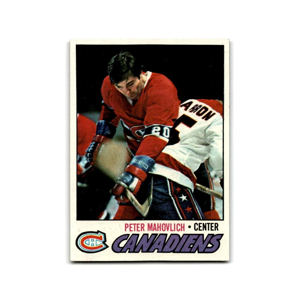 1977 Topps Pete Mahovlich Montreal Canadiens #205 - Image 1 of 3