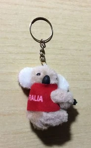 PORTACHIAVI DA COLLEZIONE CON PELUCHE - KEYRING WITH PLUSH PUPAZZO - USED - Picture 1 of 2