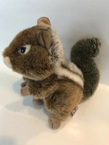Webkinz Signature Chipmunk Squirrel Plush (no code) Brown Black White - Picture 1 of 1
